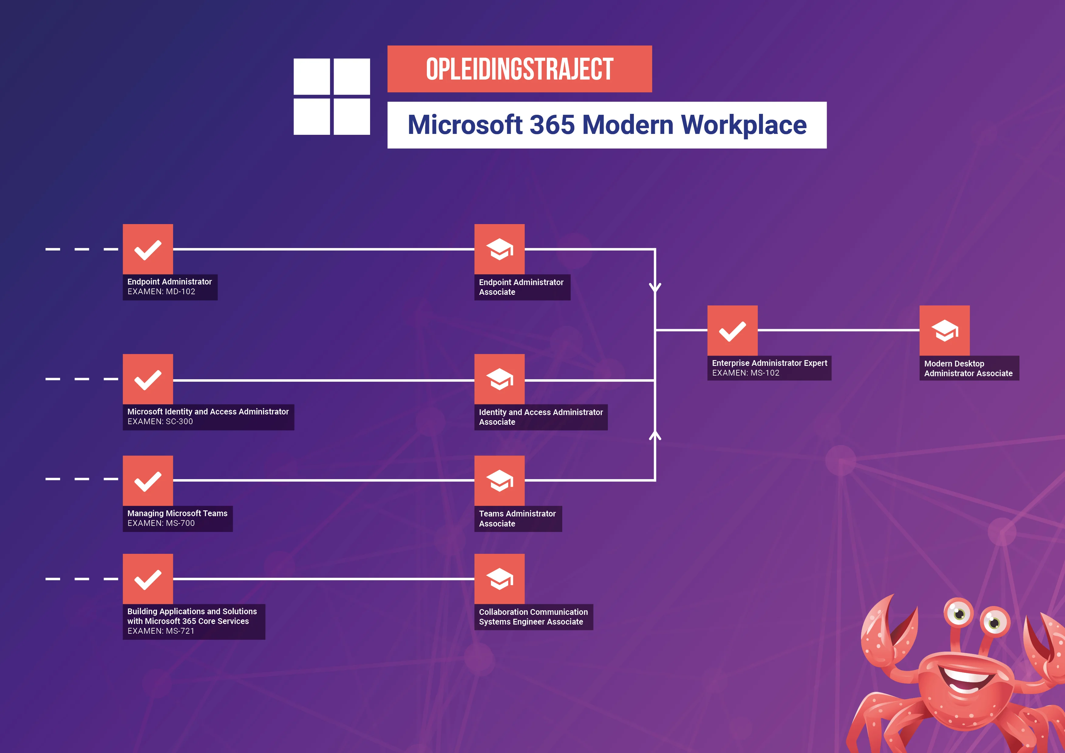 Opleidingstraject Microsoft 365 Modern Workplace T2 IT Detachering